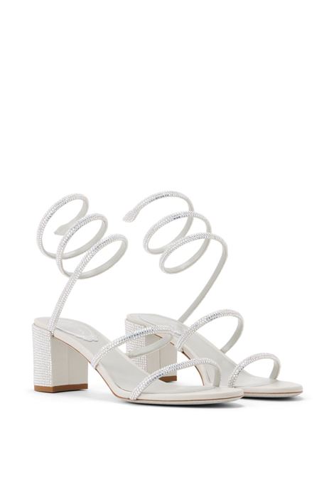 Sandali Cleo 60mm in bianco Rene caovilla - donna RENE CAOVILLA | C12037060R001X623